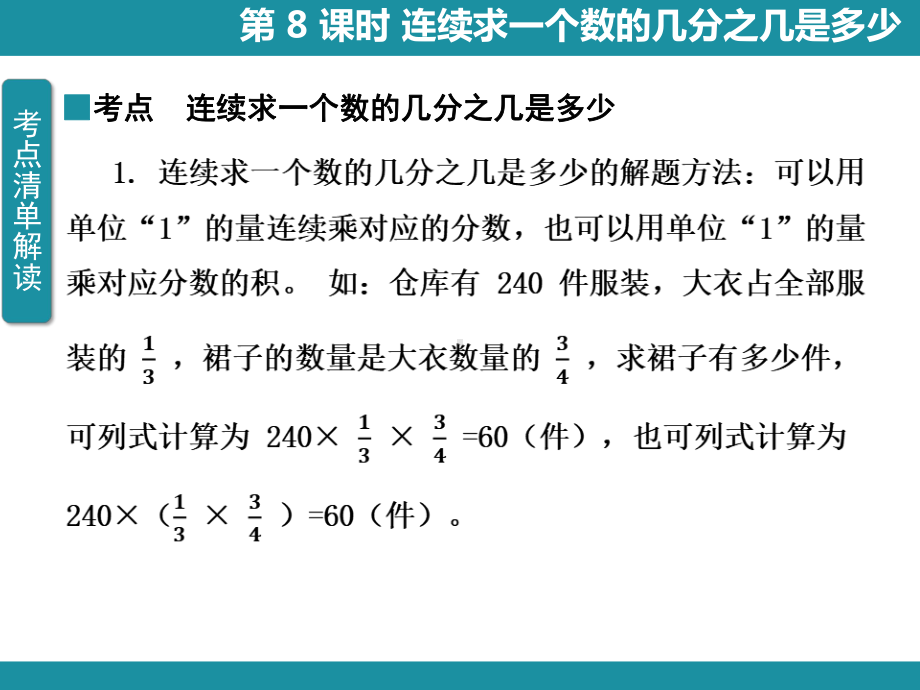 1 分数乘法 知识梳理（三）（课件）人教版数学六年级上册.pptx_第3页