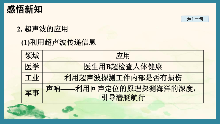 3.4声波的应用（课件）北师大版（2024）物理八年级上册.pptx_第3页