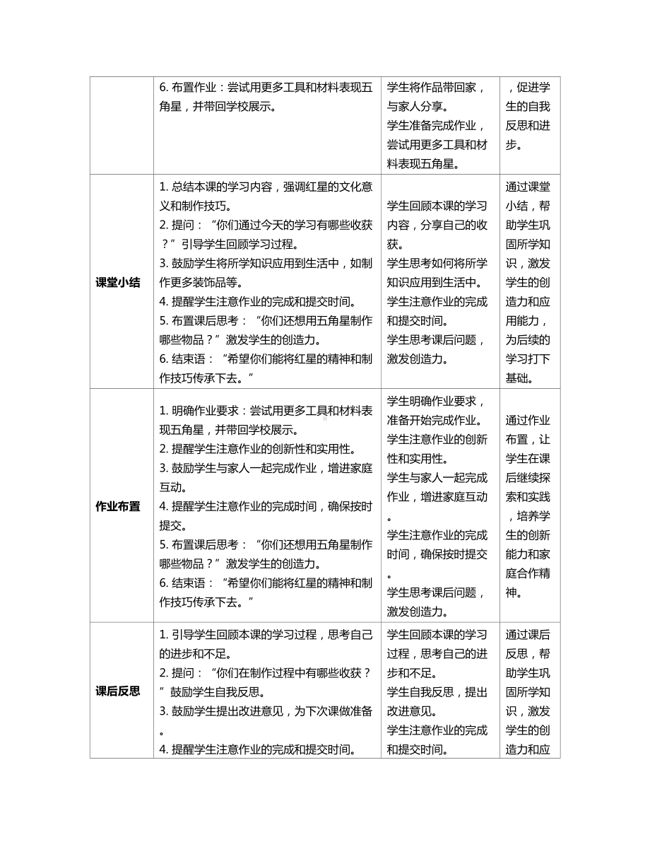 第1课 红星闪闪教学设计（表格式）-2024新人教版一年级上册《美术》.docx_第3页