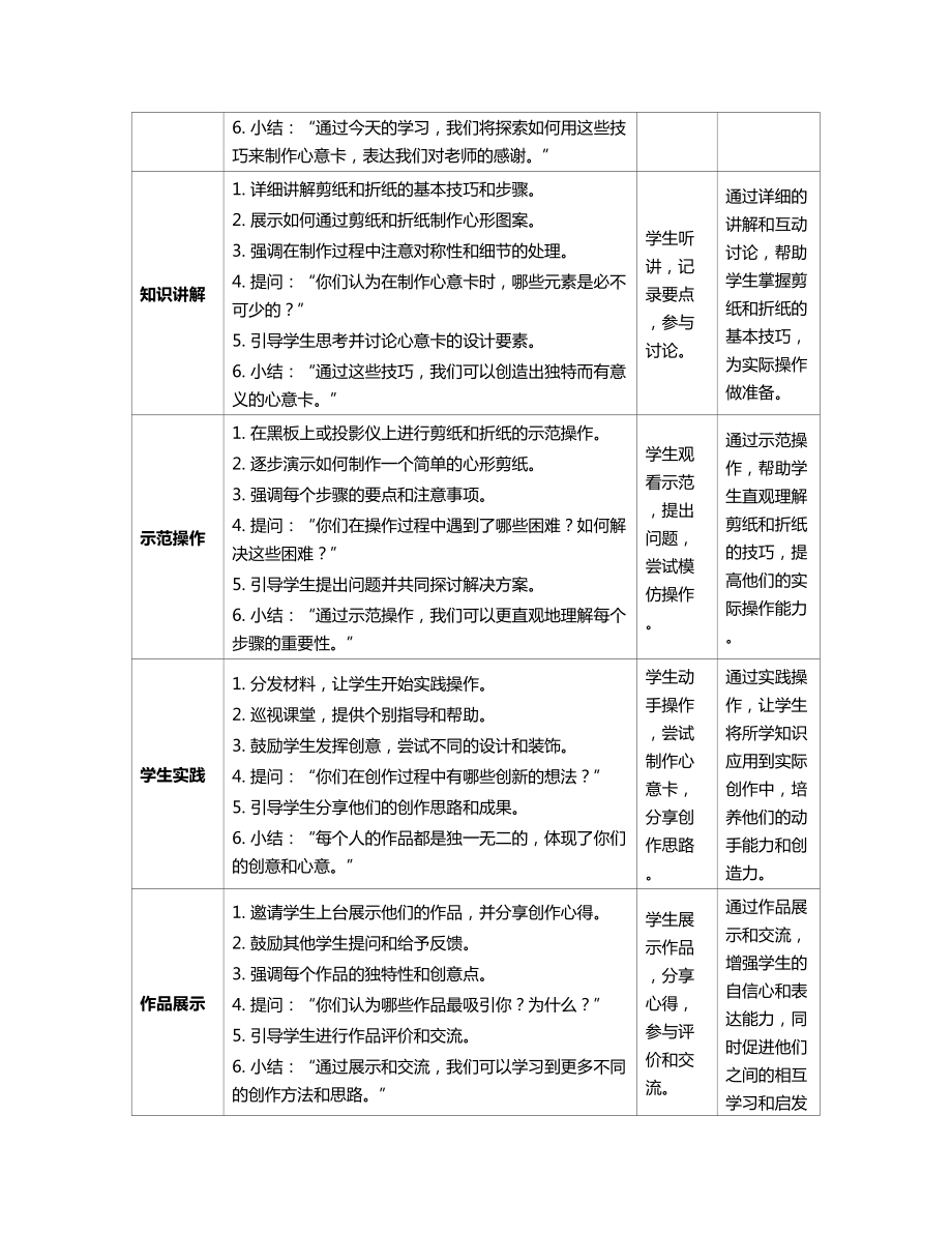 第3课 寸草心教学设计（表格式）-2024新人教版一年级上册《美术》.docx_第2页