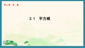 3.1 平方根（一）（课件）湘教版数学八年级上册.pptx