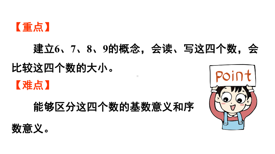 小学数学新人教版一年级上册第二单元6~9的认识第1课时《 6~9的认识》教学课件（2024秋）.pptx_第3页