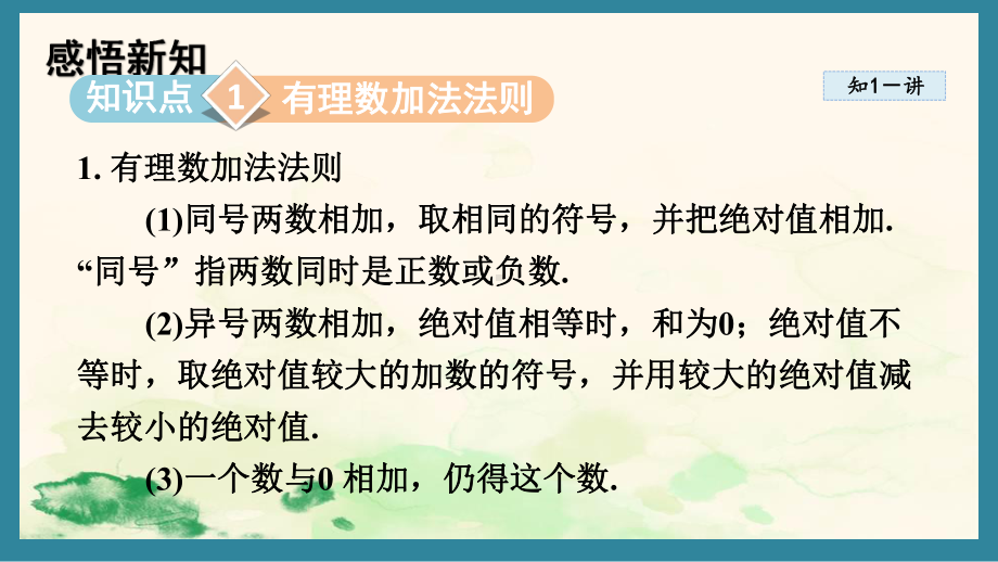 2.4 有理数的加法与减法 课件 2024-2025学年苏科版数学七年级上册.pptx_第2页