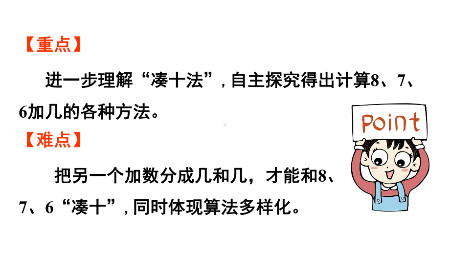 小学数学新人教版一年级上册第五单元20以内的进位加法第2课时《8、7、6加几》教学课件（2024秋）.pptx_第3页