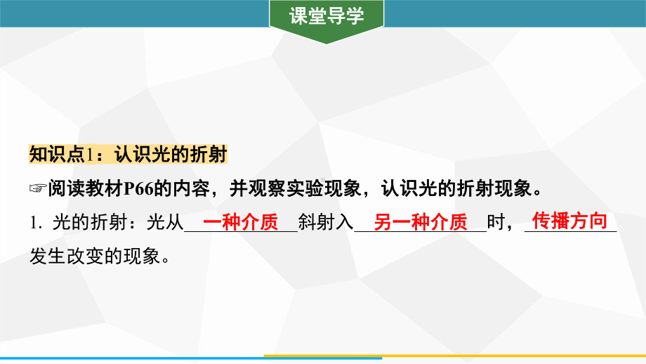 3.4.1.探究光的折射规律训练课件 2024-2025-沪粤版（2024）物理八年级上册.pptx_第2页