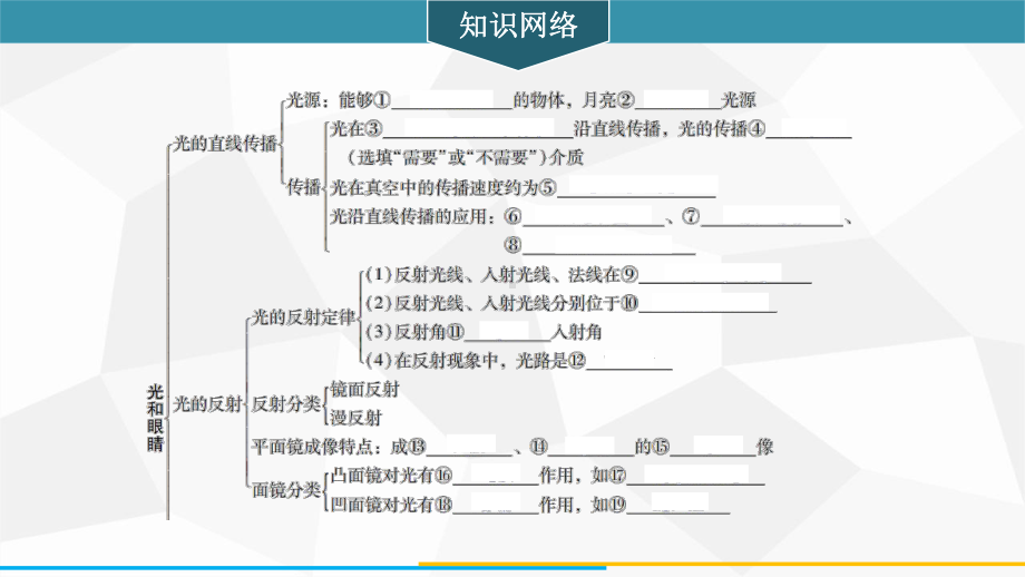 第三章　光和眼睛章末复习训练课件 2024-2025-沪粤版（2024）物理八年级上册.pptx_第2页