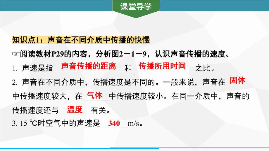 2.1.2声音的传播快慢训练课件 2024-2025-沪粤版（2024）物理八年级上册.pptx_第2页