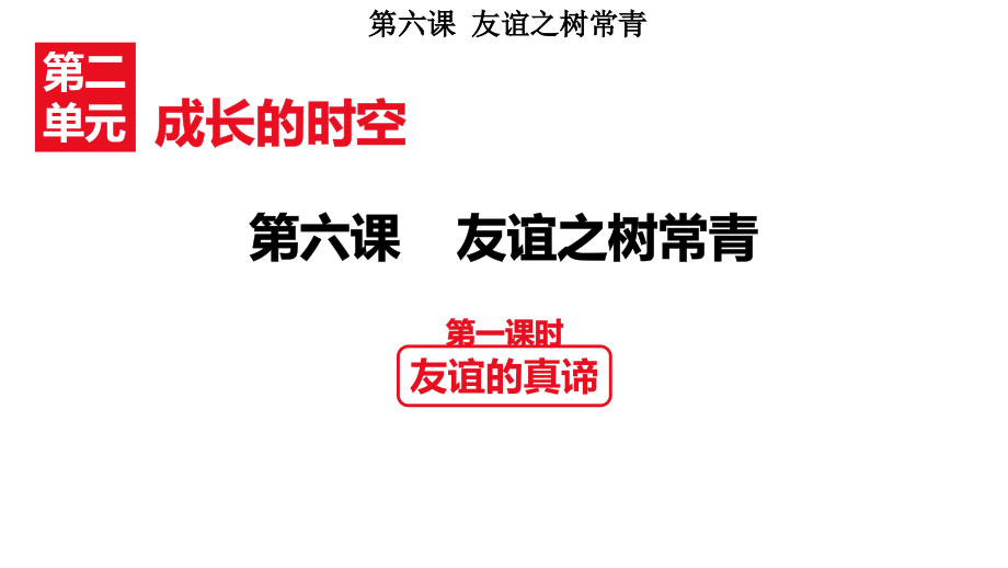 6.1 友谊的真谛 ppt课件 -（部）统编版七年级上册《道德与法治》.rar