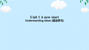 Unit 1 A new start (Understanding ideas 2) （ppt课件）-2024新外研版七年级上册《英语》.pptx