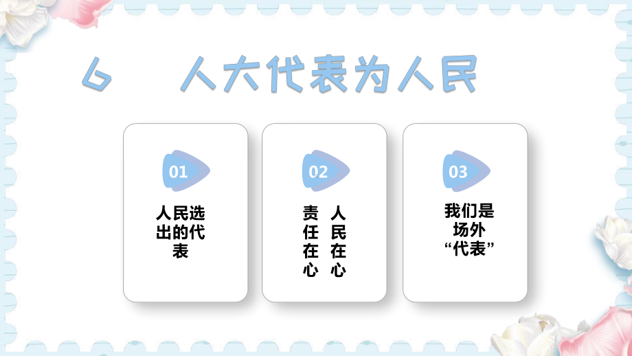 6人大代表为人民（课件）道德与法治六年级上册.pptx_第1页