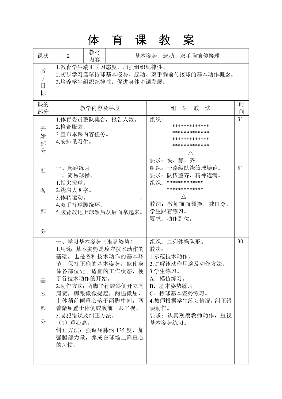 中学篮球社团教案-全套.doc_第3页