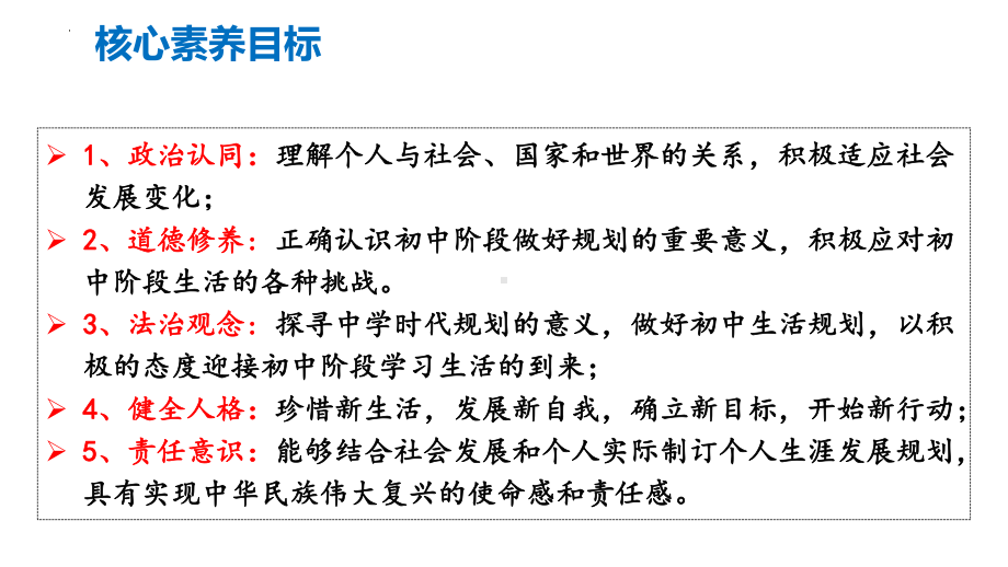 1.2 规划初中生活 ppt课件 -（2024部）统编版七年级上册《道德与法治》.pptx_第3页