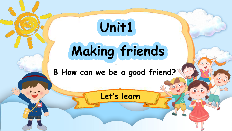 Unit 1 Making friends Part A Let’s learn（ppt课件）-2024新人教PEP版三年级上册《英语》.pptx_第1页