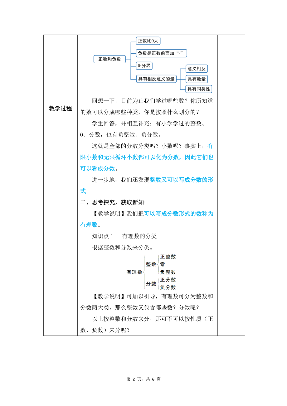 数学人教版（2024）7年级上册 1.2.1 有理数的概念 教案03.docx_第2页