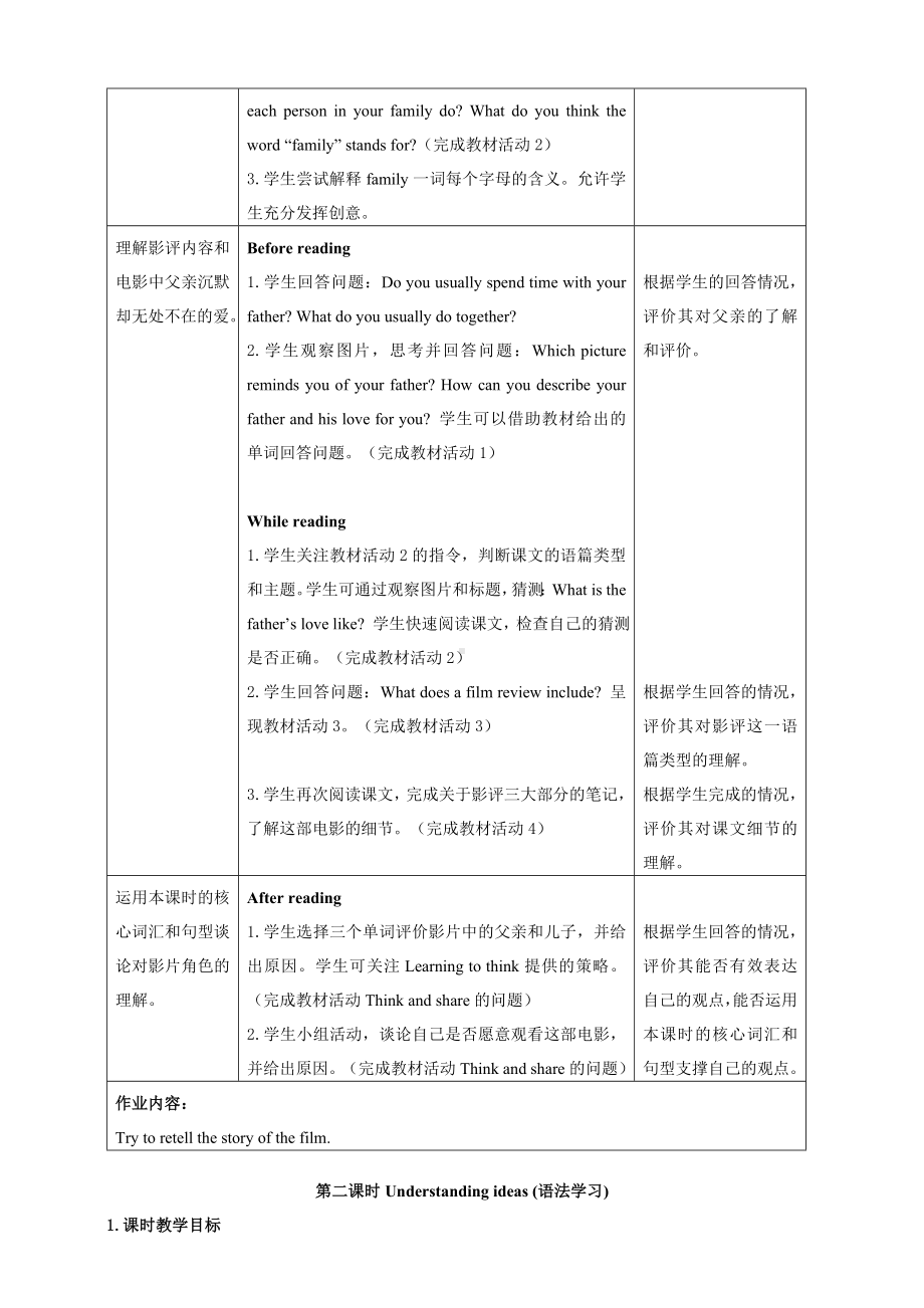 Unit 3 Family ties 教学设计（6课时）-2024新外研版七年级上册《英语》.doc_第2页