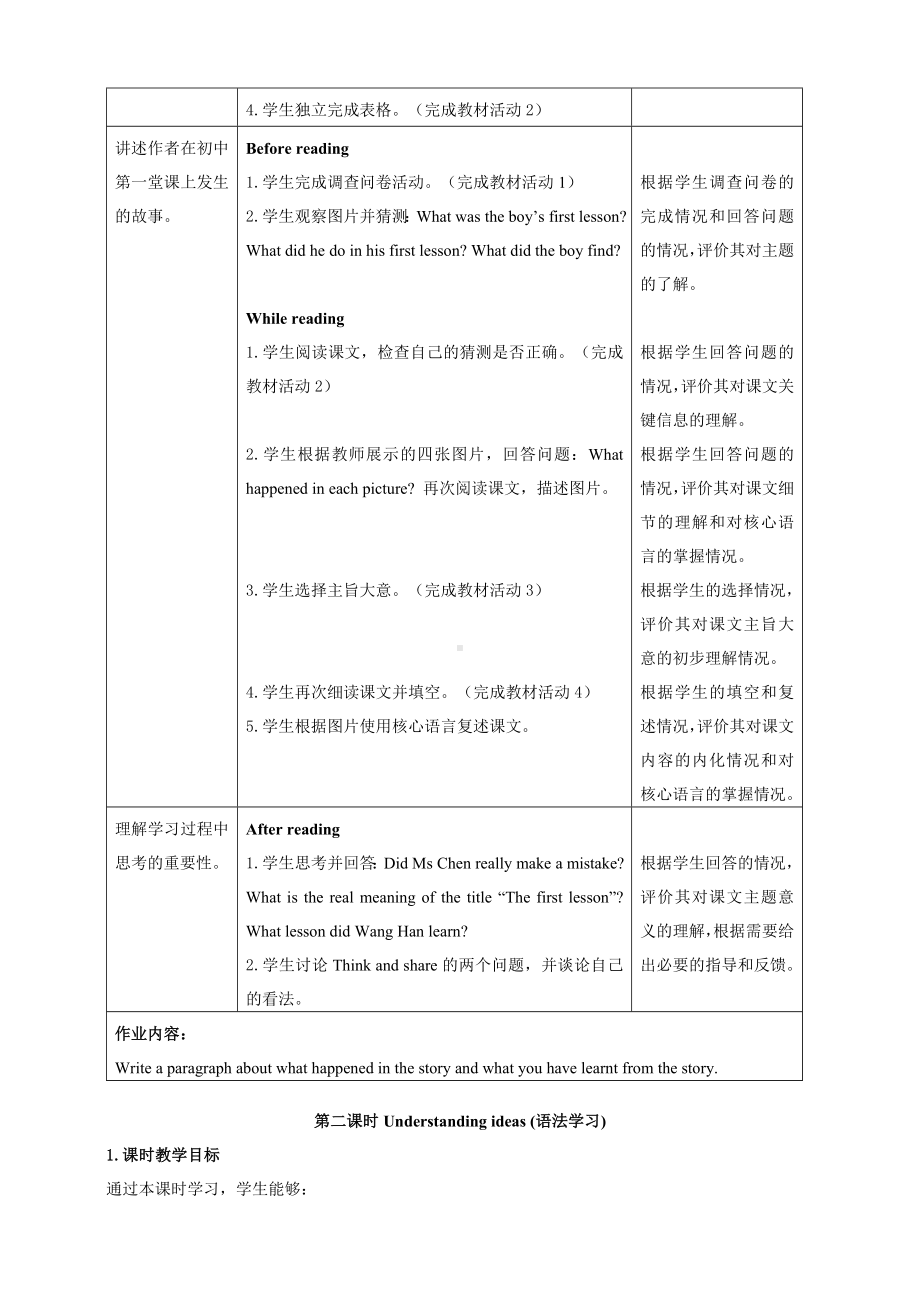 Unit 1 A new start 教学设计（6课时）-2024新外研版七年级上册《英语》.doc_第2页