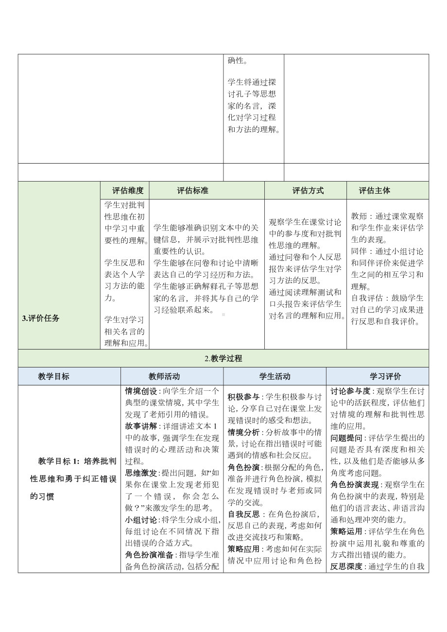 Unit 1 A new start 第2课时教学设计-2024新外研版七年级《英语》上册.docx_第2页