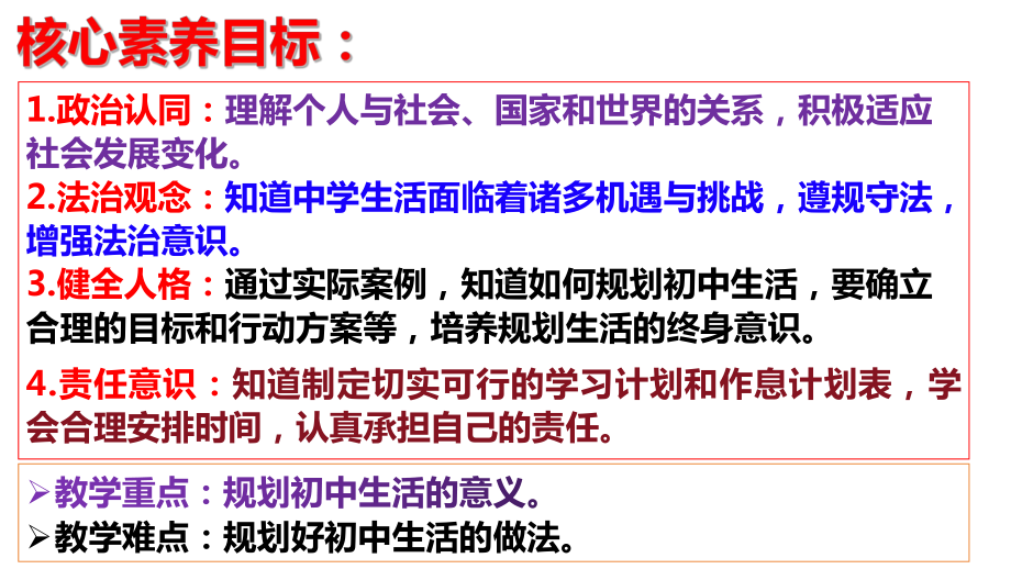 1.2 规划初中生活 ppt课件-（2024部）统编版七年级《道德与法治》上册.pptx_第2页