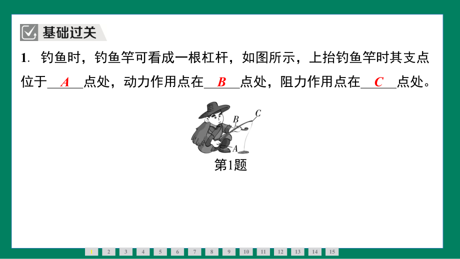 12.1.1认识杠杆 训练提升（课件）2024-2025学年度人教版物理八年级下册.pptx_第3页