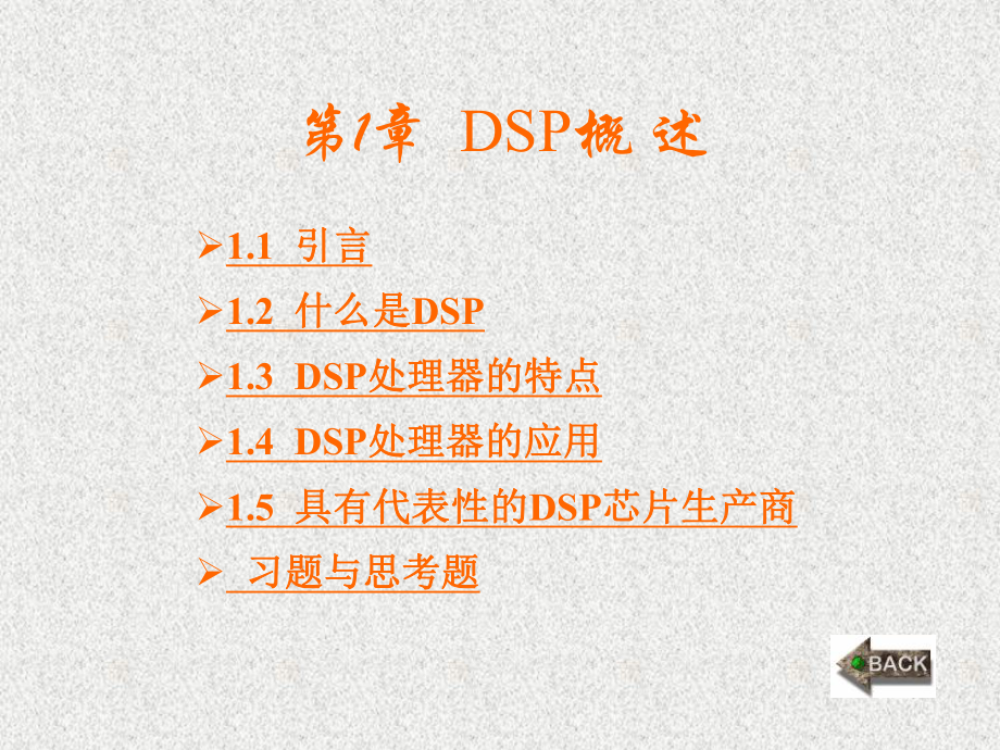 《DSP处理器原理与应用》课件第1章.ppt_第1页