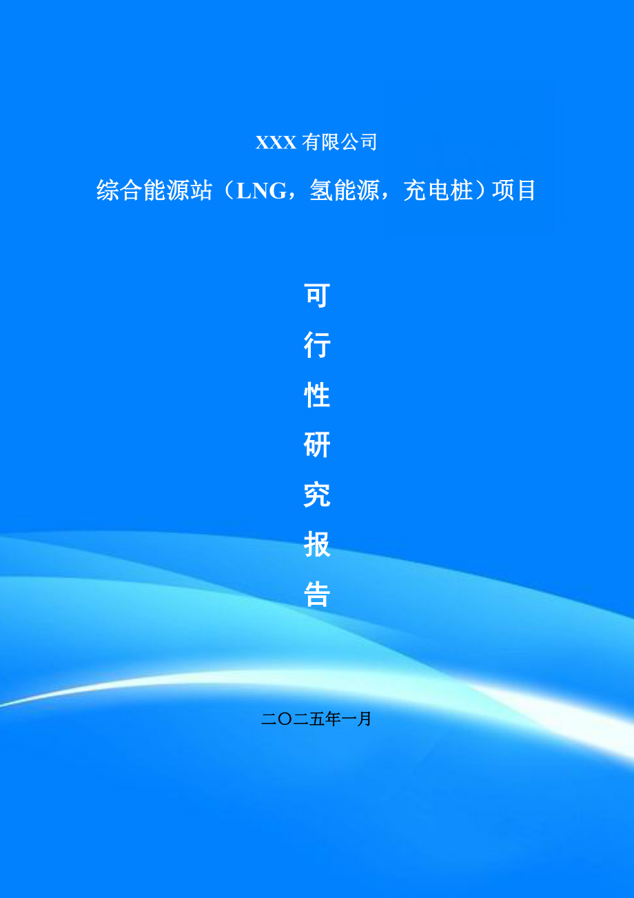 综合能源站（LNG氢能源充电桩）可行性研究报告申请立项.doc_第1页