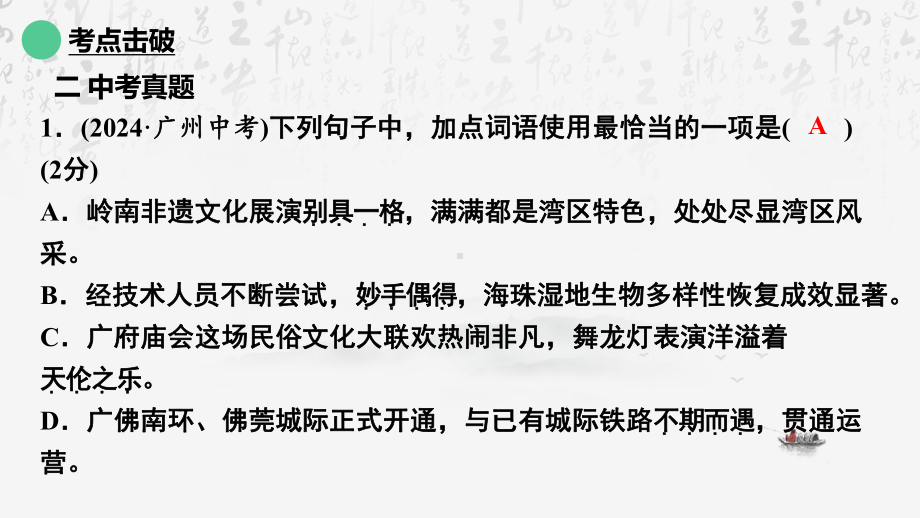 2025年中考语文专题复习：《词语运用》课件.pptx_第3页