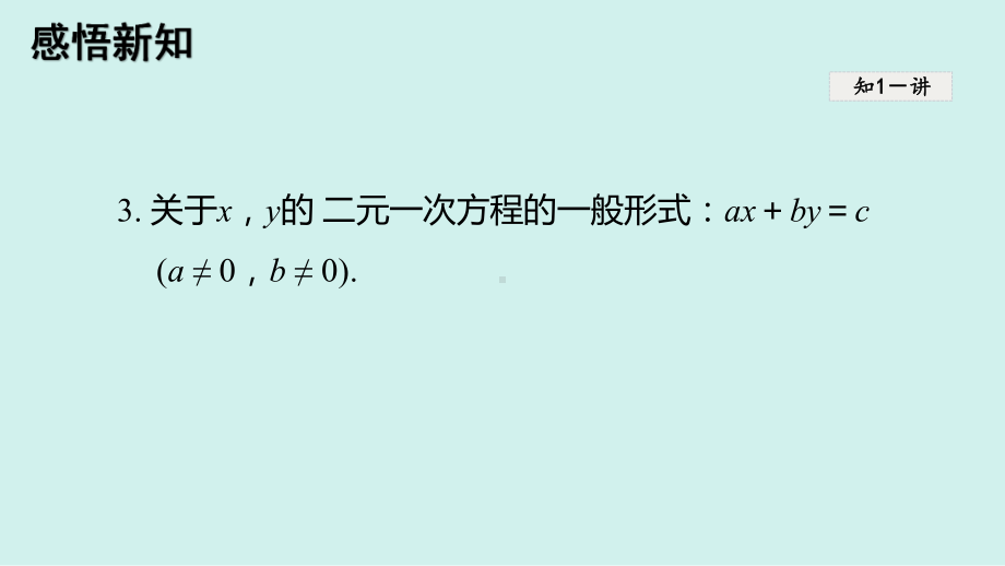 6.1 二元一次方程组和它的解（课件）2024-2025学年度华东师大版数学七年级下册.pptx_第3页